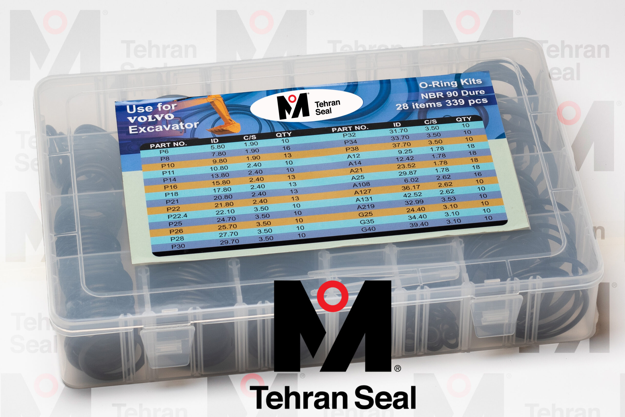 کیت اورینگ ولوو NBR 2 کیت اورینگ ولوو NBR 3