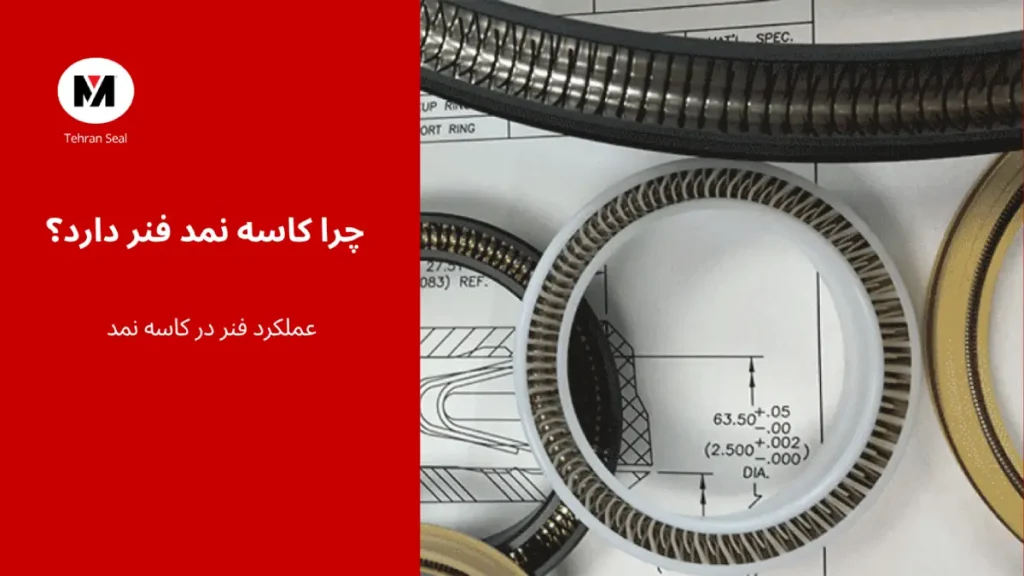 چرا کاسه نمد فنر دارد
