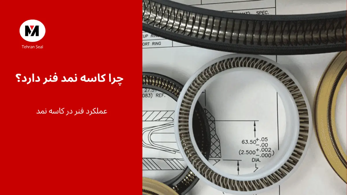 چرا کاسه نمد فنر دارد