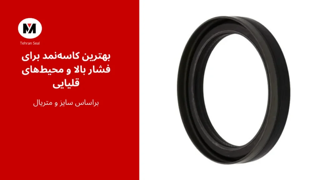 بهترین کاسه‌نمد برای فشار بالا و محیط‌های قلیایی