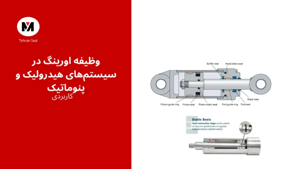وظیفه اورینگ در سیستم‌های هیدرولیک و پنوماتیک